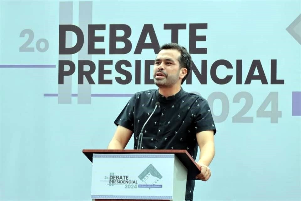 Máynez consideró que fue el candidato que provocó que más jóvenes vieran el debate.