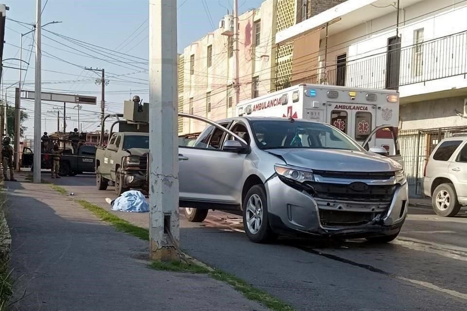 Jesús Fernando Cruz Flores, de 25 años, quien murió la tarde del viernes de un balazo en el cruce de Jesús Carranza y Maclovio Herrera, en Nuevo Laredo, Tamaulipas.