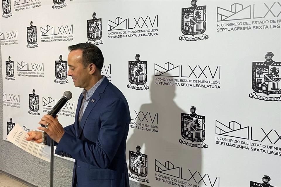 Carlos de la Fuente, coordinador de la bancada del PAN en el Congreso.