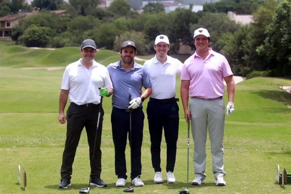 Agustín Flores Cavazos, Ricardo Villarreal, David Morales y Hernán Canavati