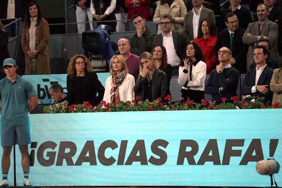 La familia de Nadal presente en la famosa Caja Mágica.