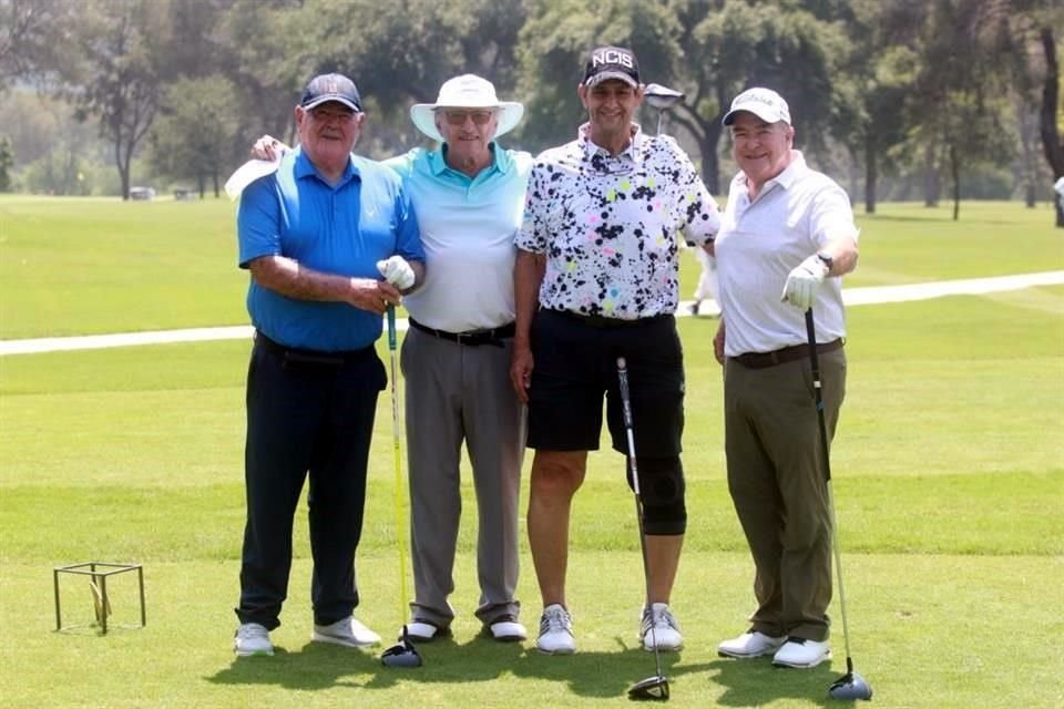 Luis Cantú, Raúl Hinojosa, Gerardo Ayala y Emilio Porte