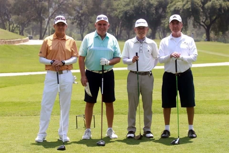 Jorge Luis Tamez, Jorge Luis Hinojosa, Inyeong Kim  y David Treviño