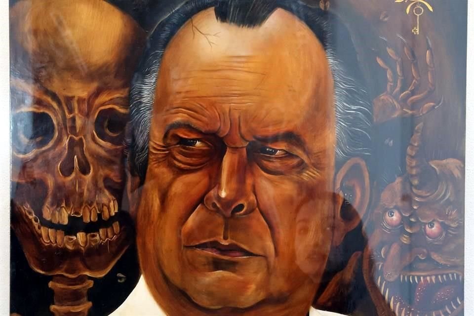 En el Salón Oaxaca hay un retrato de Mauricio Fernández pintado por el Dr. Lakra, hijo de Francisco Toledo.