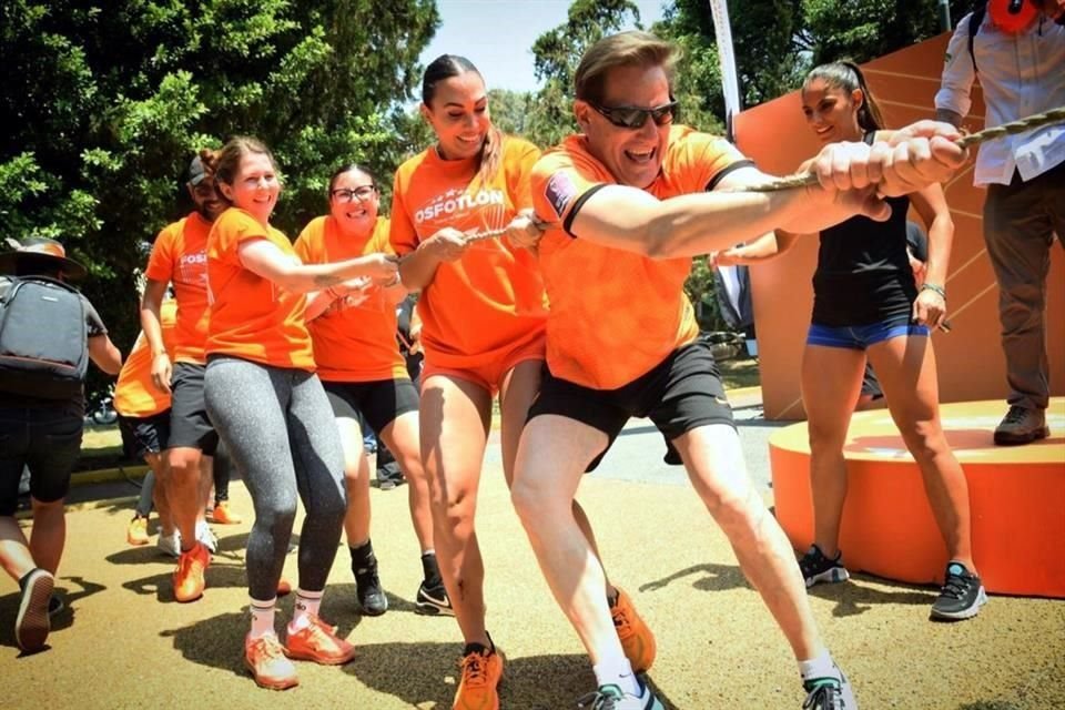 Los candidatos de Movimiento replicaron el formato de un programa de deportes extremos.