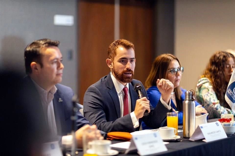 Mauricio Cantú, candidato de Morena a la Alcaldía de Monterrey.