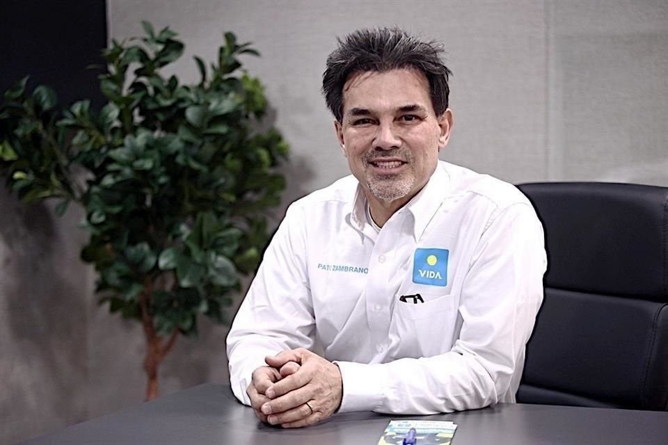 Patricio Zambrano, candidato del partido Vida Nuevo León a la Alcaldía de Monterrey.