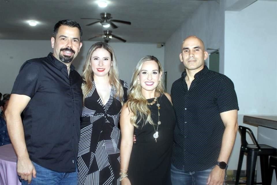Gerardo Ochoa, Nazyely Zamarripa, Ludy Fernández y Carlos Mendoza