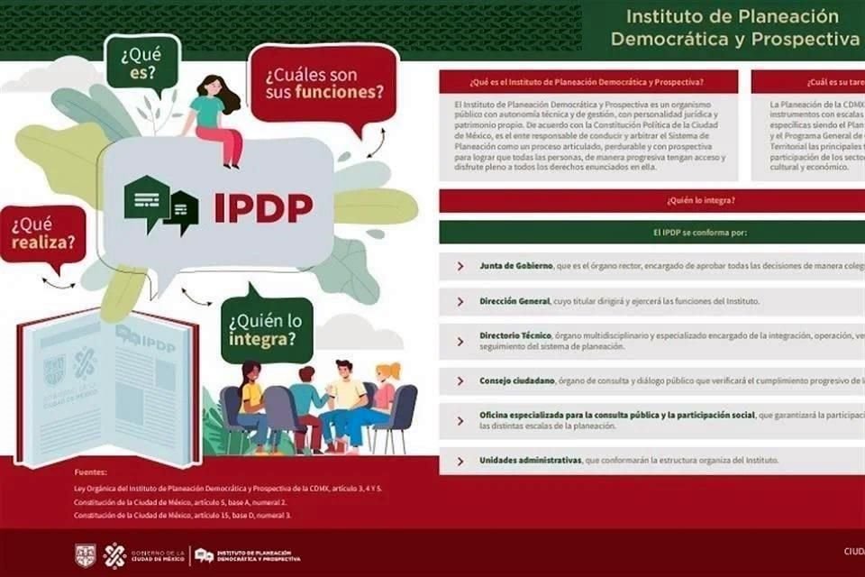 Pese a los recientes nombramientos en el Instituto de Planeación Democrática y Prospectiva, la dependencia opera sin órganos ciudadanos.