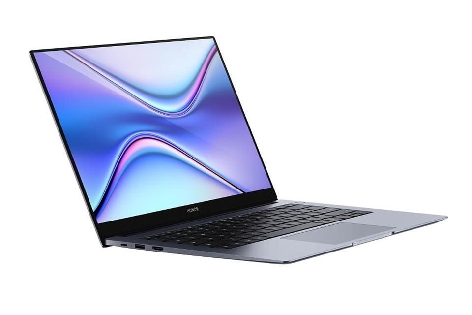 Honor MagicBook X 14 tiene una pantalla más pequeña, pero la configuración que llegó a México está mejor equipada, con 512GB de almacenamiento y procesador Intel Core i5.