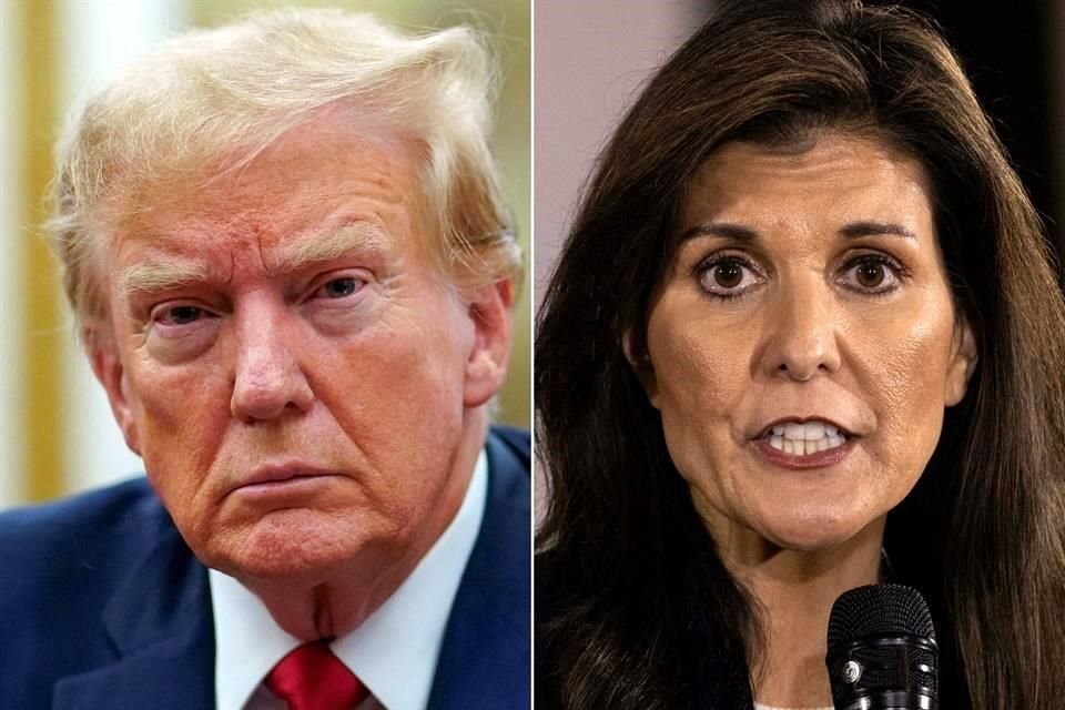 El ex Presidente Donald Trump dijo que su ex rival republicana Nikki Haley no está considerada para ser su compañera de fórmula.