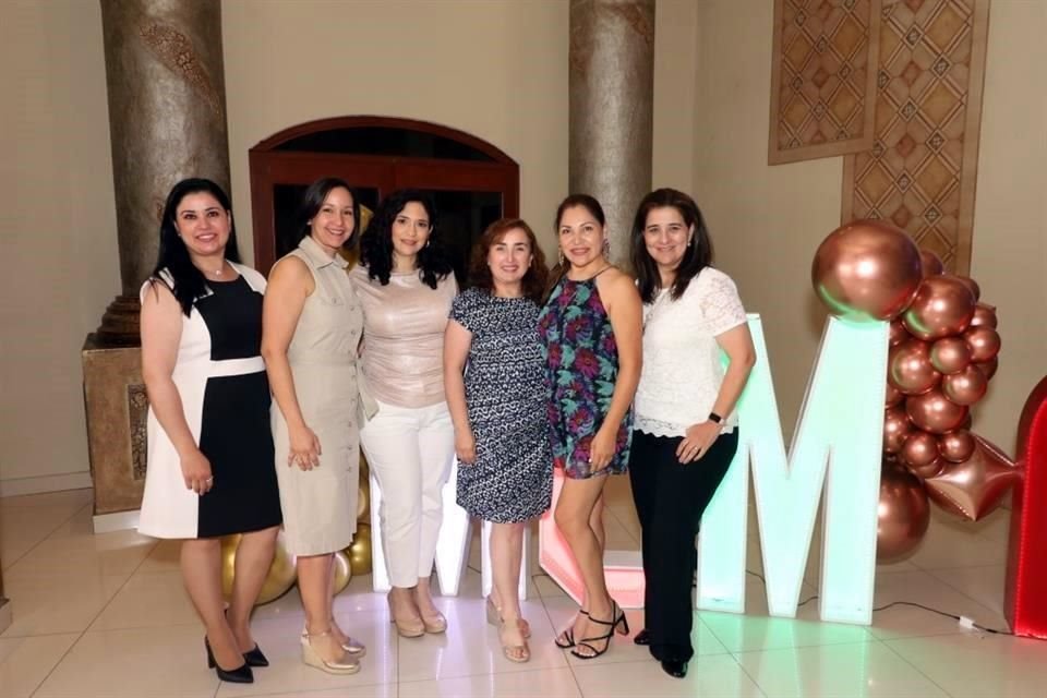 Susana Aguilar, Karla Rodríguez, Brenda Leal, Martha Treviño, Karina Anguiano y María Elena Moreno