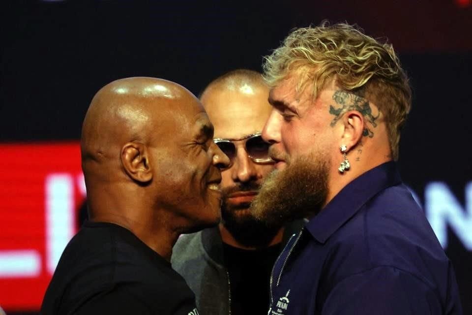 Mike Tyson y Jake Paul siguen promoción del combate.