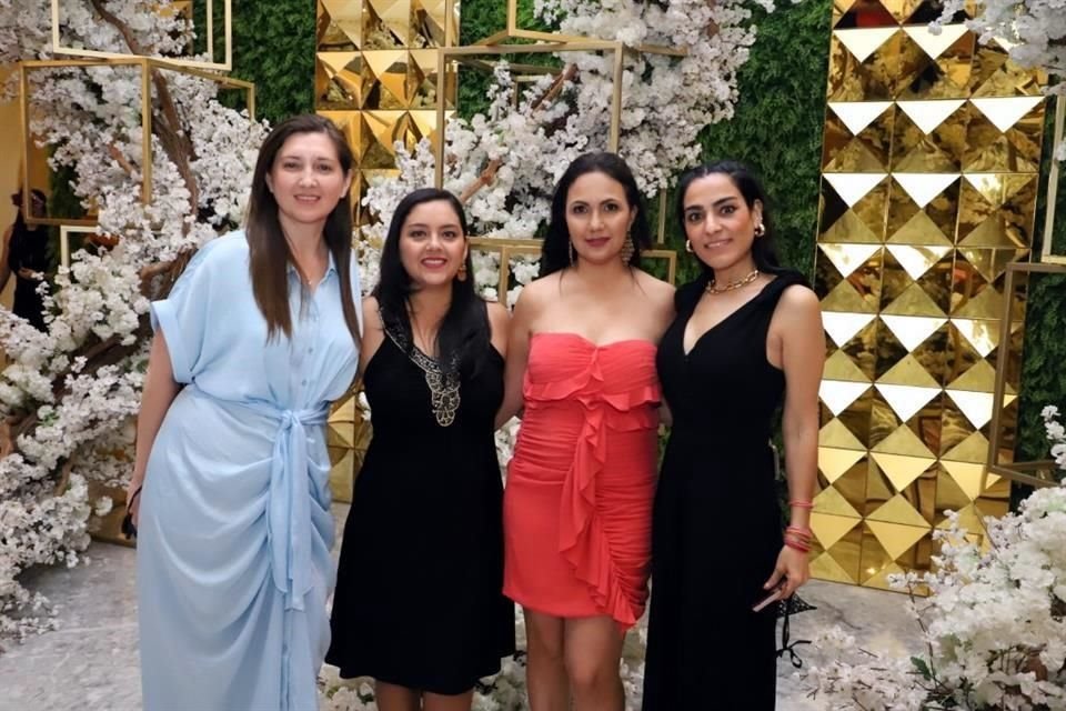 Marcela Guizar, Melissa Montemayor, Dileysi Morales y Samanec Gómez