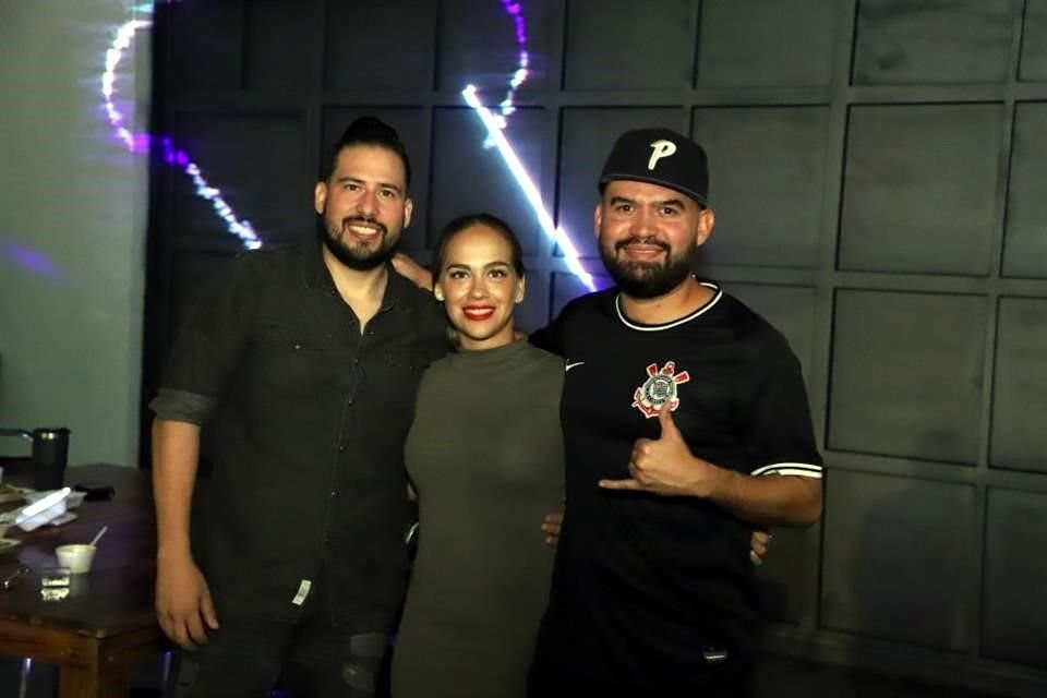 Daniel Sánchez, Cristina García y Xavier Fernández