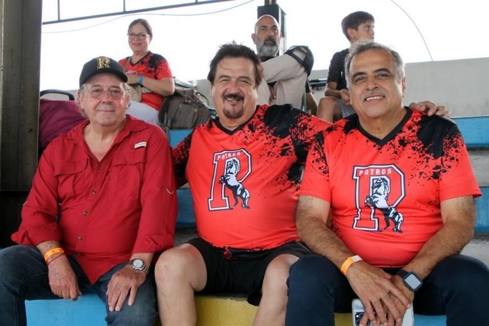 Rafael Villarreal, Lalo Santos y Daniel Villarreal