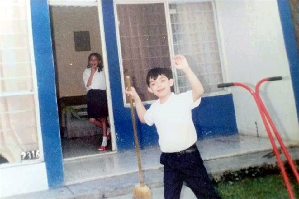 Ana y Edgar cuando eran compañeros de salón.