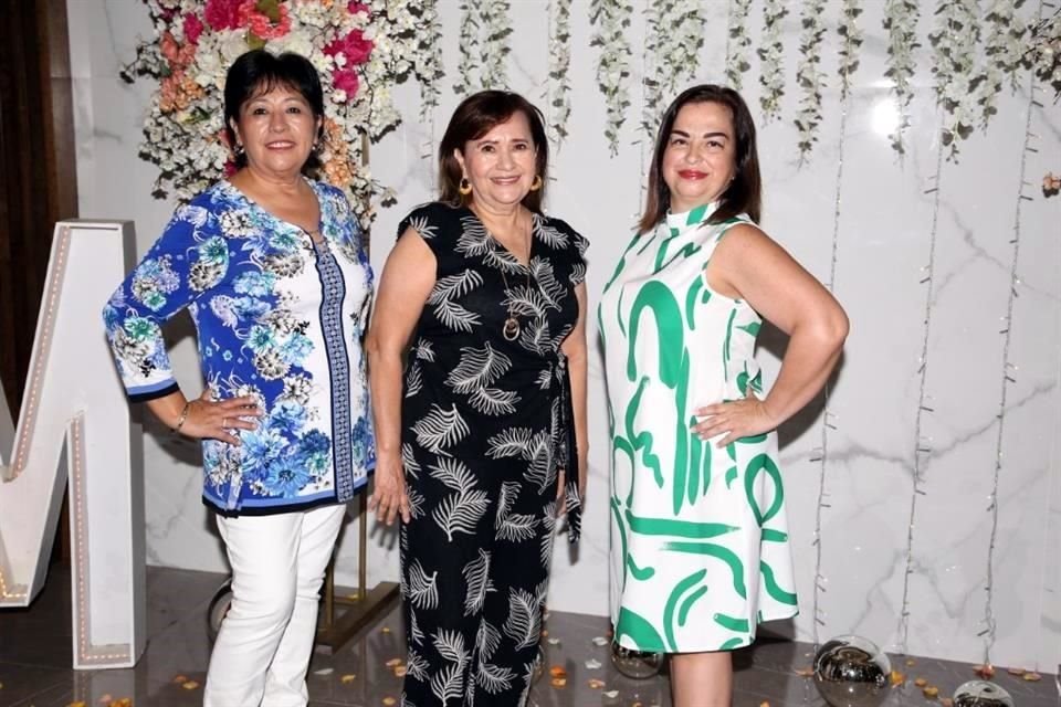 Laura Marchand, Idalia Pérez y Zulema Morales