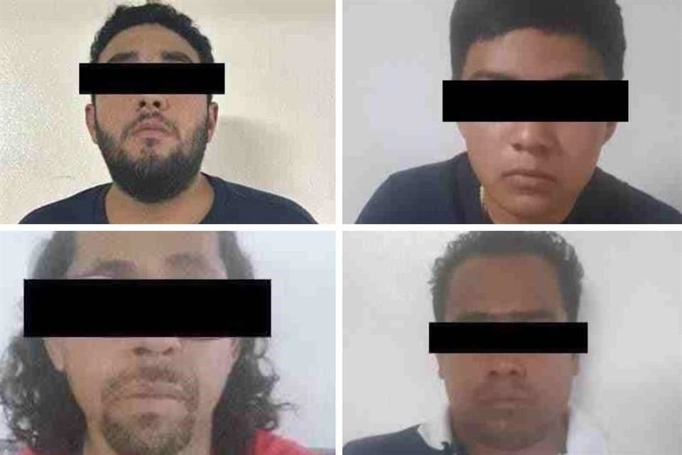 Los detenidos son Emir, de 46 años; Carlos Javier, de 37; Guillermo Aarón, de 23 años, y Irvin, de 18, además de la adolescente Adriana, de 16.
