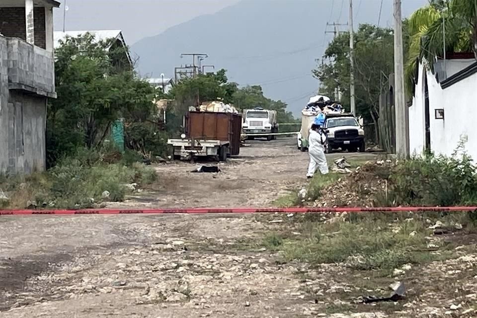 El cuerpo fue hallado alrededor de las 8:00 horas en la calle Tablajeros, entre Trabajadores y China.