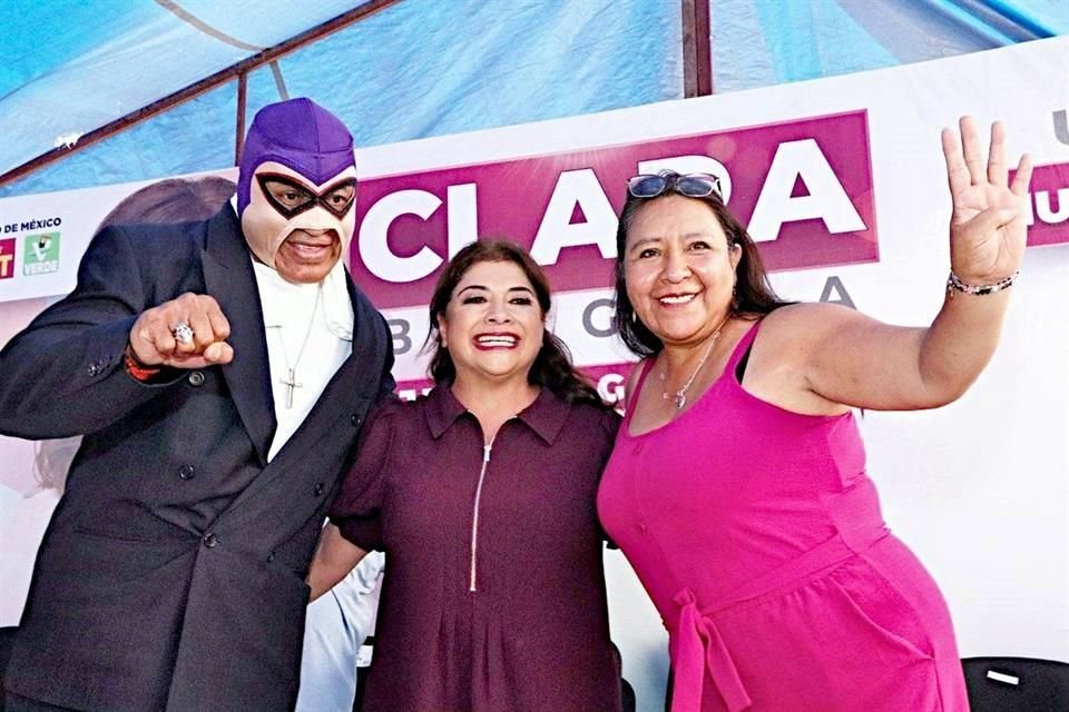 Clara Brugada estuvo en una asamblea de la Gustavo A. Madero.