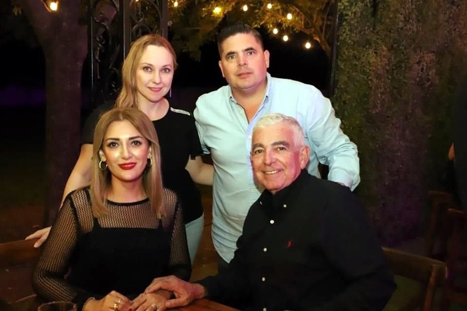 Caty Silva, Polo Mayorga, Odra Serna y Jorge Lozano