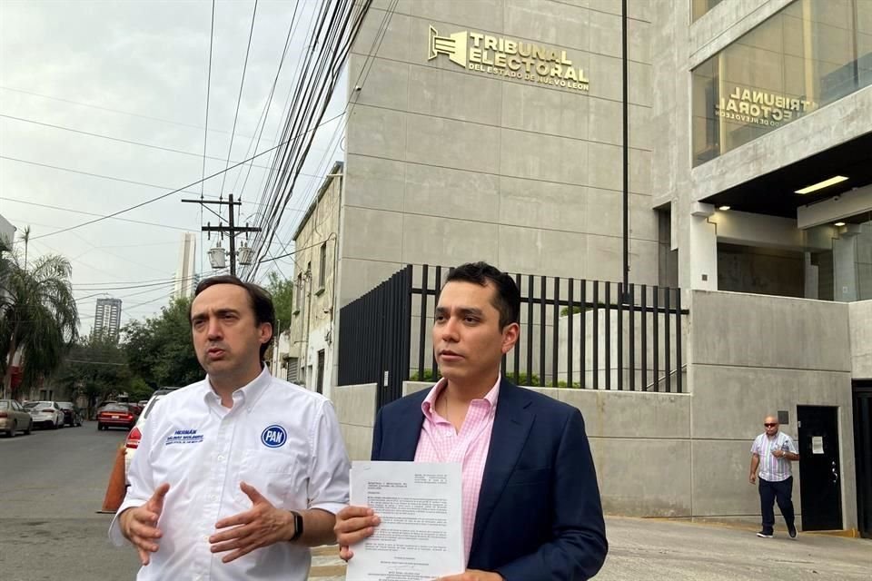 La dirigencia estatal del PAN presentó una denuncia ante el Tribunal Estatal Electoral.