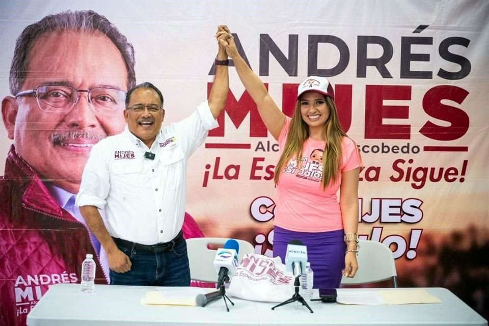 Mijes dio hoy la bienvenida a Mayela González Cerros a su equipo de trabajo.