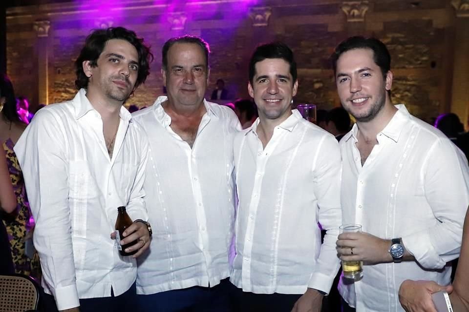 Rodrigo Martínez, Jaime Odriozola, Joaquín Garza y Diéter Backhoff