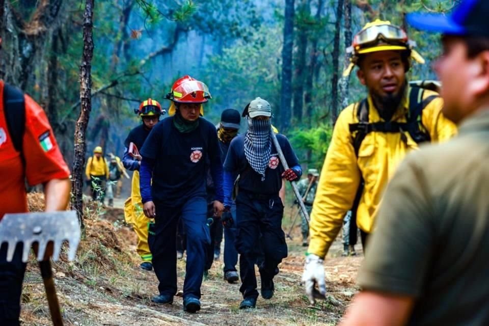 El incendio forestal en la Comunidad 'Los Cuartones', cerca de Ciénega de González, inició el jueves cerca de las 7:00 horas.