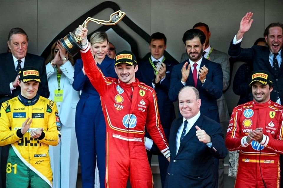 Charles Leclerc se impuso en casa, en el Gran Premio de Mónaco.