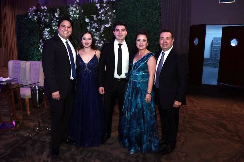 Ricardo Luis Garza Elizondo, Ethel Rodríguez de Garza, Antonio Rodríguez Rodríguez, Ethel Rodríguez de Rodríguez y Antonio Rodríguez Treviño