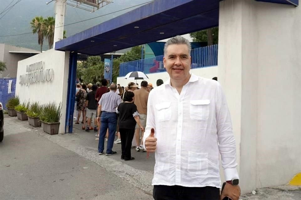 Waldo Fernández, candidato al Senado por Morena.