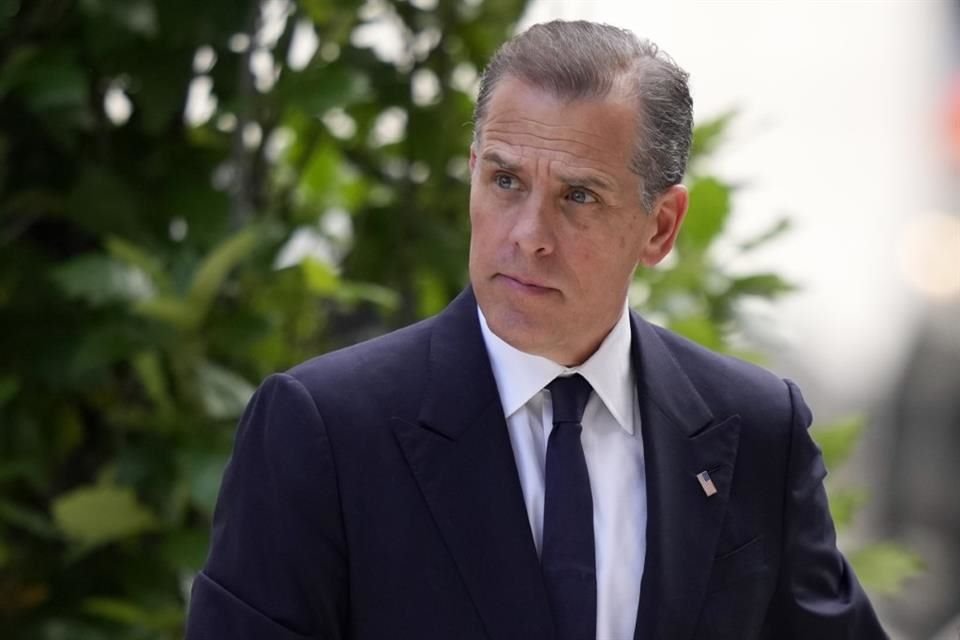 Hunter Biden llega a la corte federal en Delaware, el 3 junio del 2024.