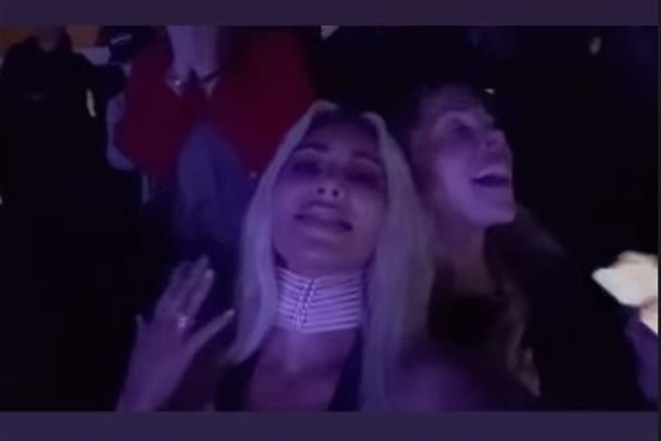 Kardashian asistió a uno de los conciertos de Janet Jackson.