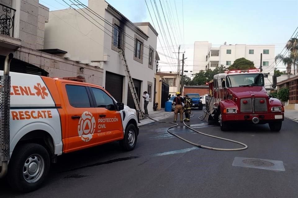 El siniestro fue reportado a las 07:10 horas en la vivienda marcada con el número 107 de la Calle Félix Mendelsshon, informó Protección Civil del Estado.