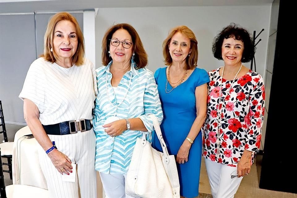 Blanca Melo, Elizabeth Garza, Nancy Rodríguez y Paulina Treviño