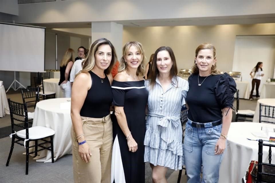 Andrea Ramírez, Elizabeta Parboni, Lorena Garza y Claudia de Anda