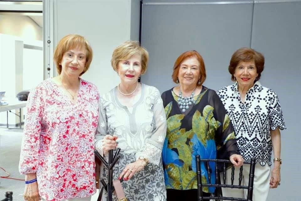 Magda O. de Cantú, Julia de Ibarra, Hildeliza M. de Herrera y Silvia Calderón de Balderas