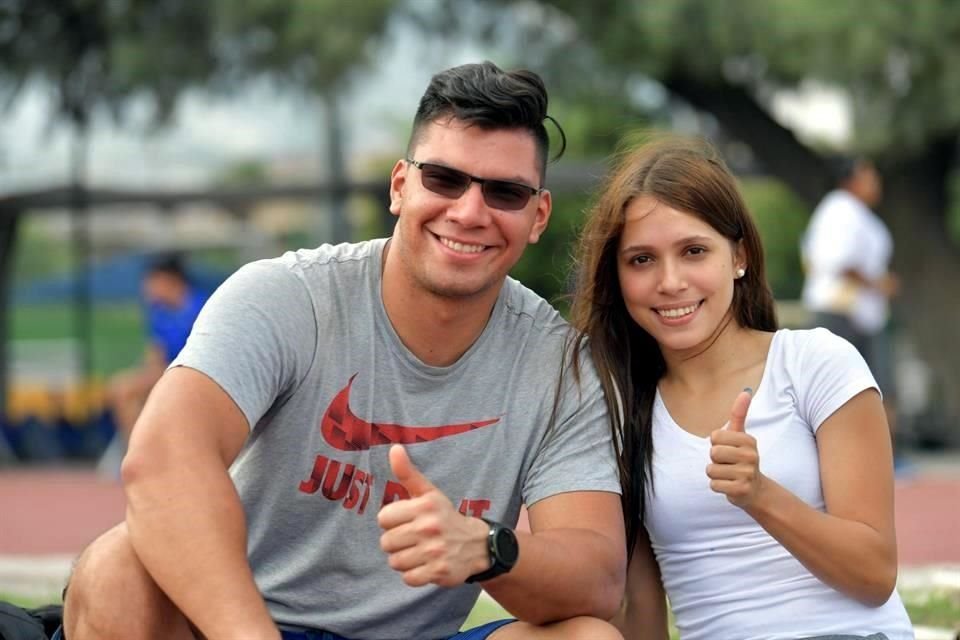 La deportista mantiene una gran amistad con el lanzador de martillo, Diego del Real.
