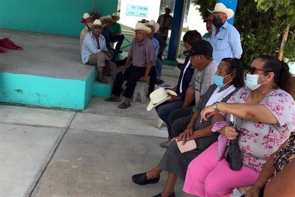 Los ejidatarios denunciaron que no han podido usar el agua del Río Potosí durante dos años por los trabajos en la presa.