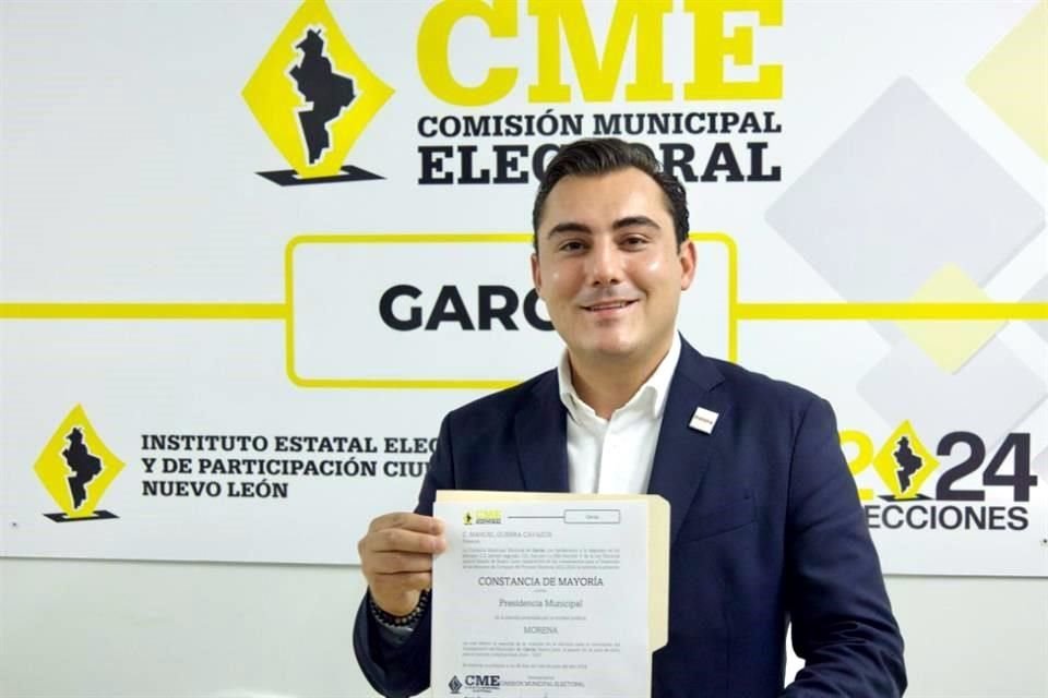El Alcalde electo por Morena obtuvo 51 mil 857 votos en la elección del domingo.