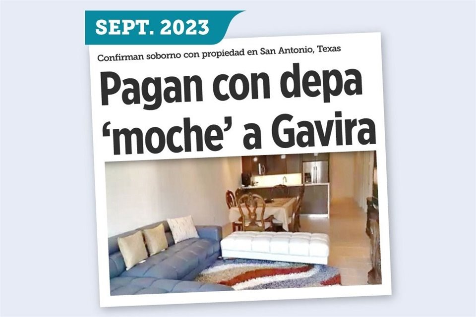 Un departamento en San Antonio, Texas, fue entregado como 'moche' a René Federico Gavira, hijo del ex director de Finanzas de Segalmex. 