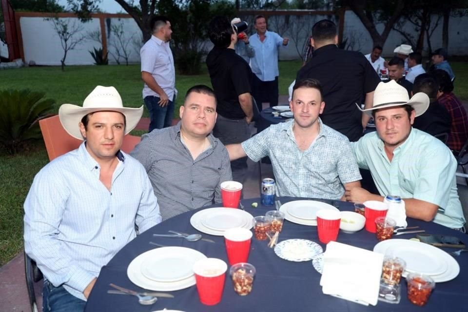 Jaime Martínez, Antonio Martínez, Sergio González y Marcelo Martínez
