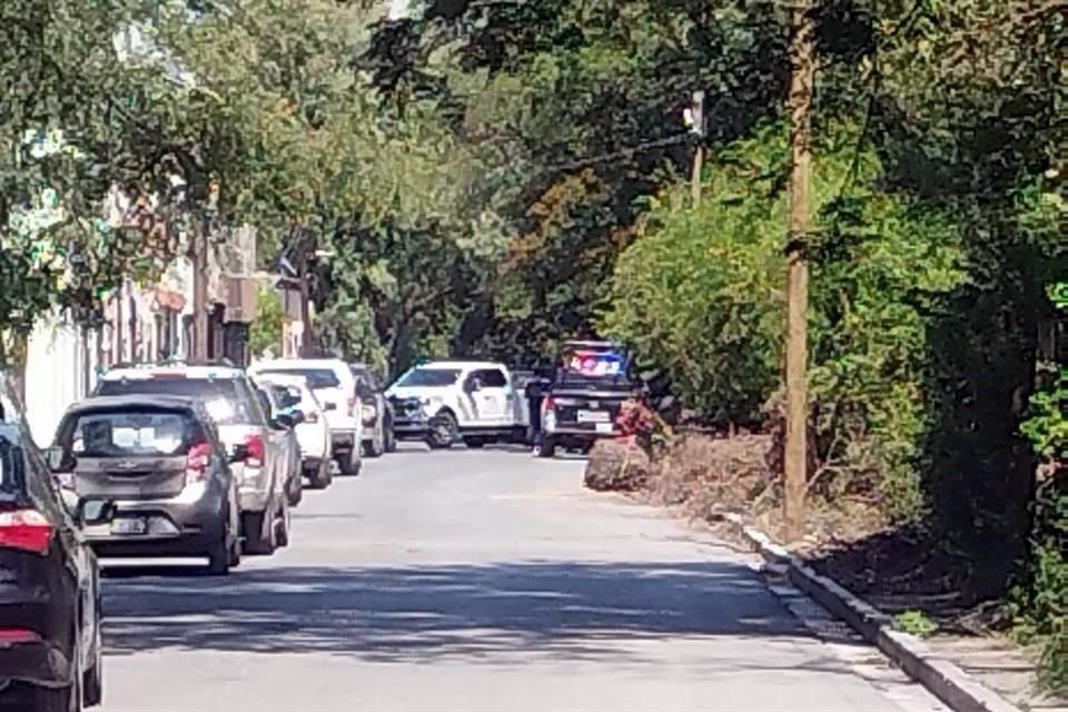 Los hechos fueron reportados a las 13:30 horas en el cruce de las calles Treviño y Porfirio Díaz, en el Centro de García.