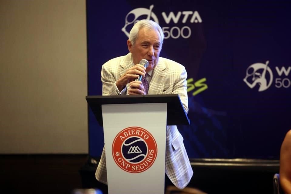 Hernán Garza dijo estar feliz por el valor que le ha dado la WTA al torneo.