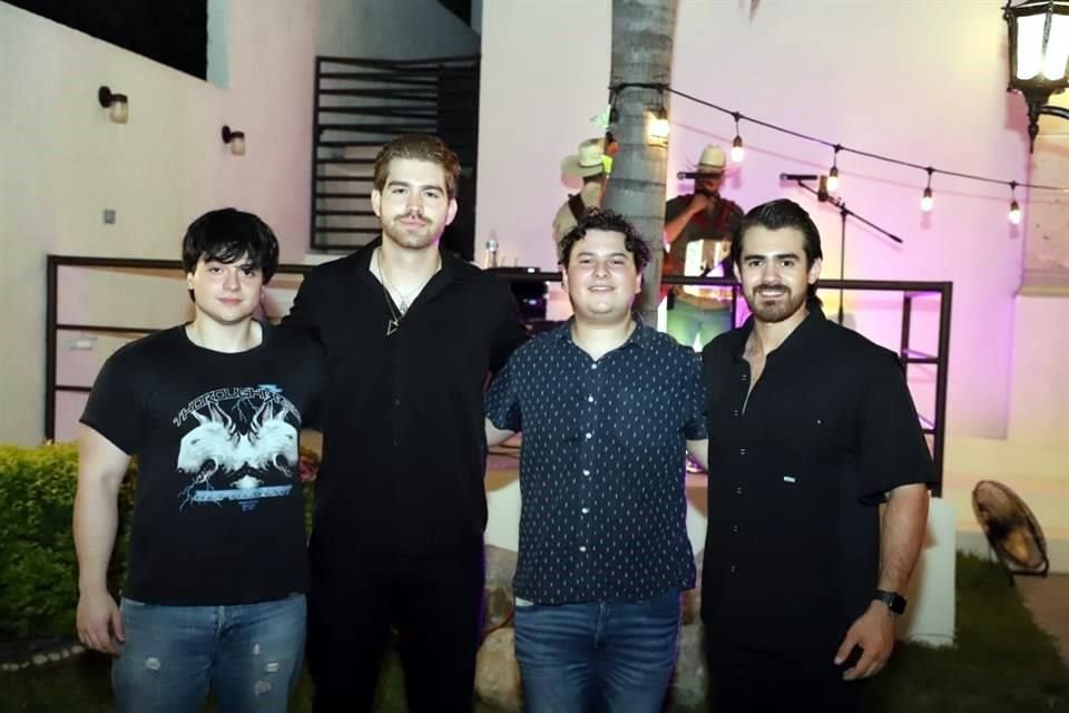 Víctor Tella, Fernando Ortiz, Jorge Castillo y Eugenio Cepeda