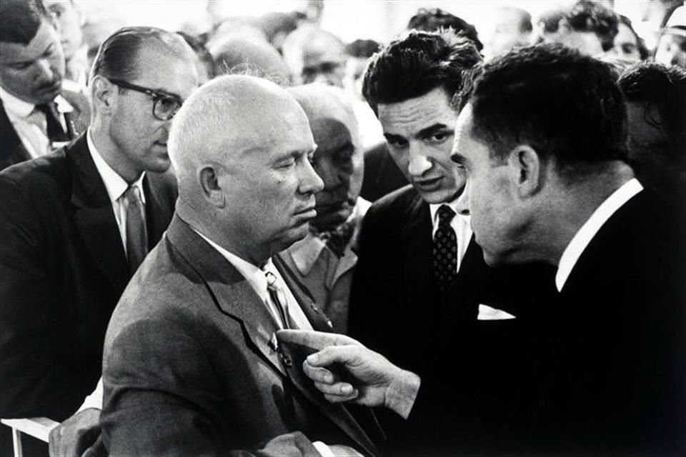 Jrushchov y Nixon. Elliot Erwitt.