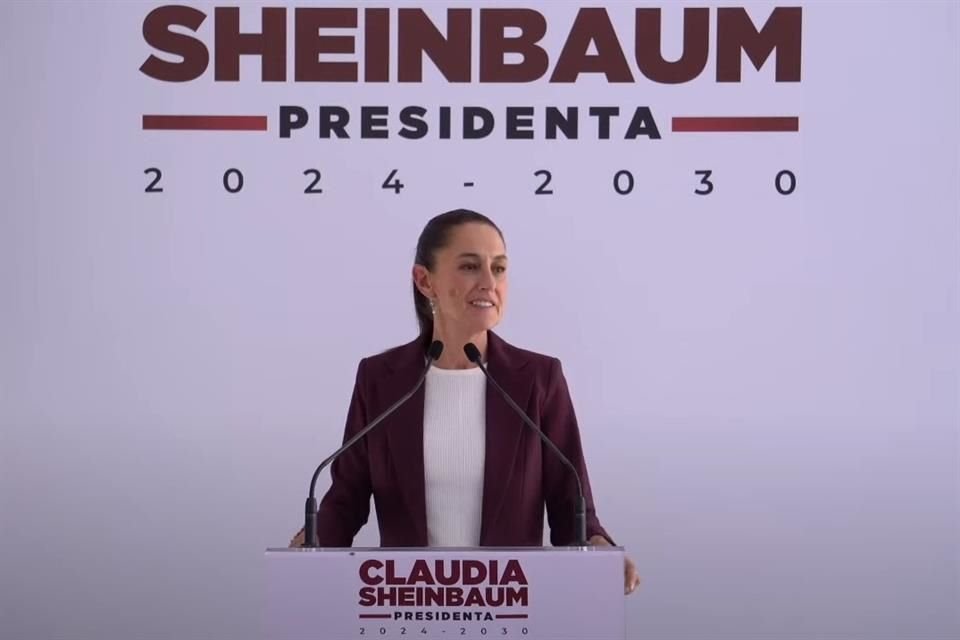 Claudia Sheinbaum, virtual Presidenta electa.