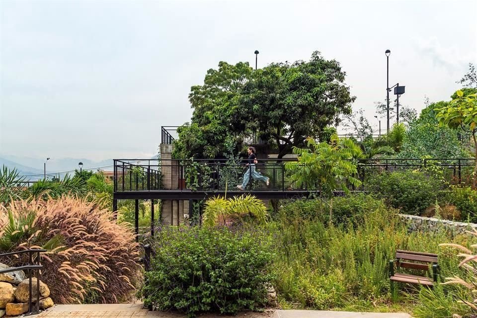 El paisajismo enriquece la arquitectura.